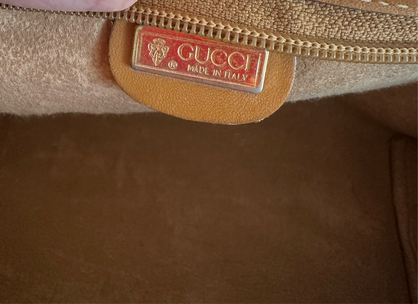 PreLoved 80s/90s era Micro Gucci Cosmetic Bag