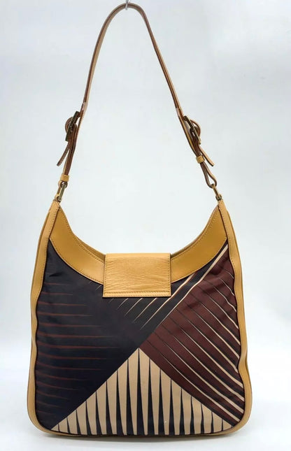 Gucci Jackie Geometric Striped Shoulder Bag