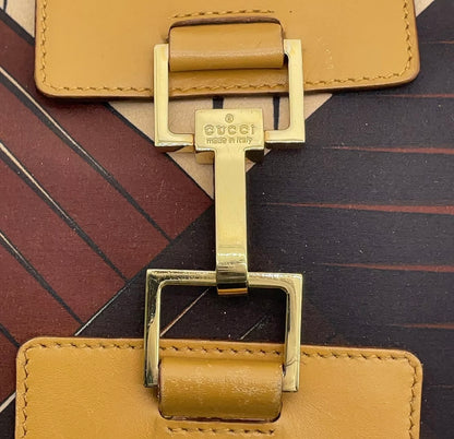 Gucci Jackie Geometric Striped Shoulder Bag